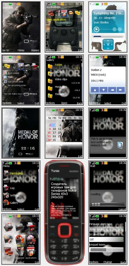 Medal of Honor (2010) "Theme for Nokia s40 240x320" by Yurax