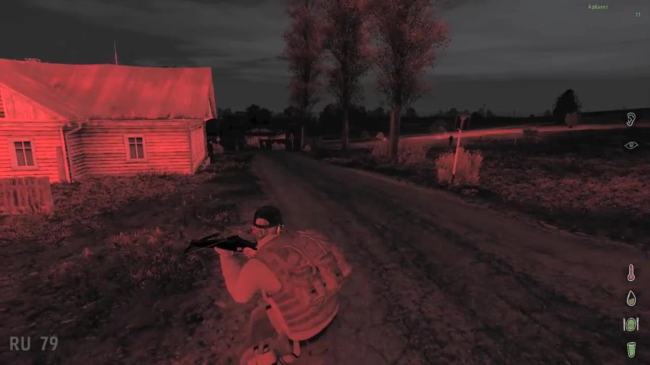 Ночной путь к дамбе победа - DayZ Mod