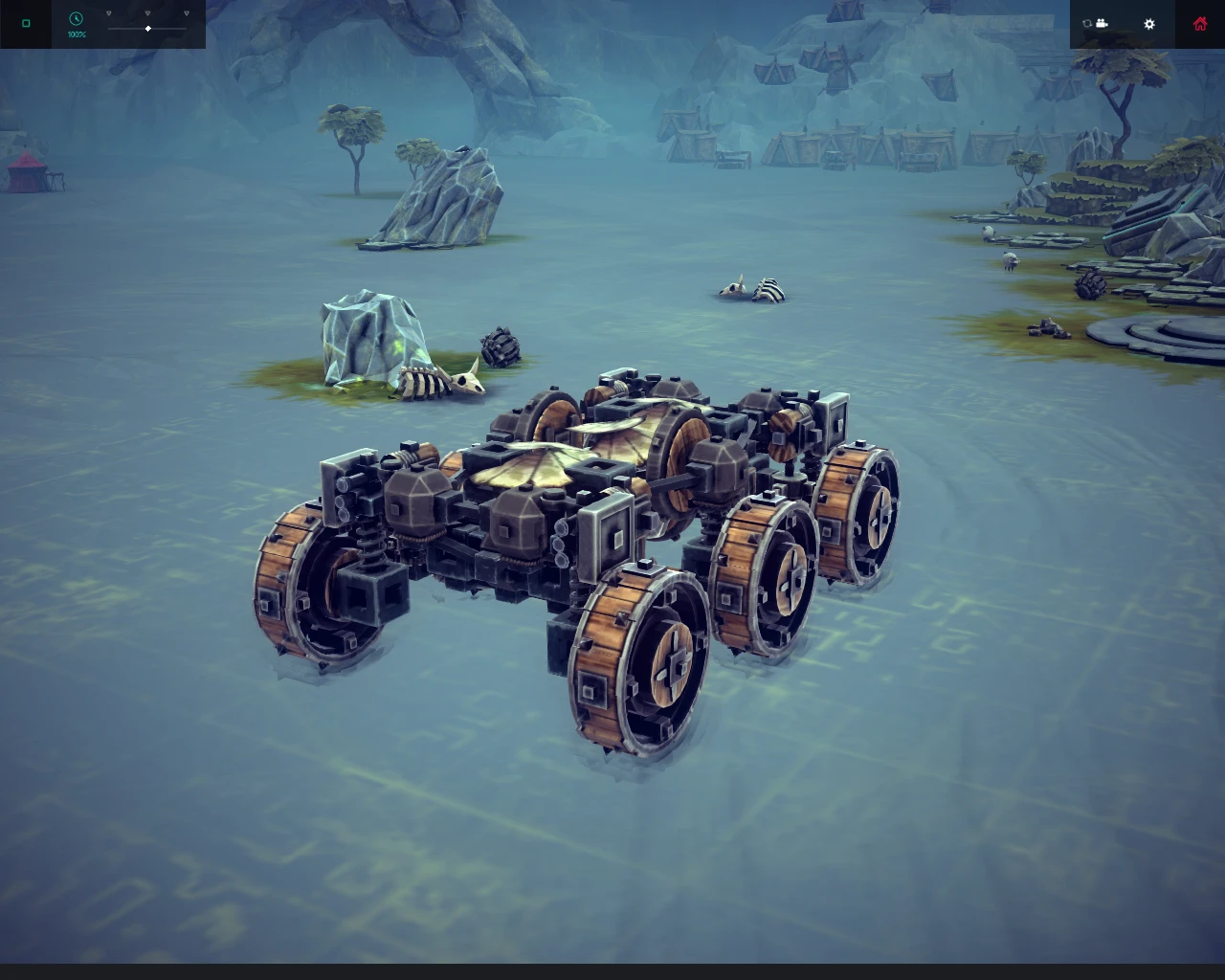 Besiege "Вездеход 4"