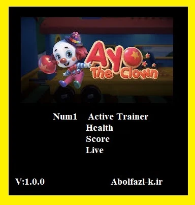 Ayo the Clown: Трейнер/Trainer (+3) [1.0] {Abolfazl.k}