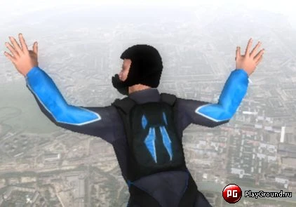 B.A.S.E. Jumping: Точка отрыва "Черно-синий ранец"