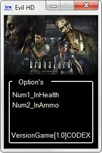 Resident Evil / Biohazard HD REMASTER: Трейнер/Trainer (+2) [1.0] {Lirw}