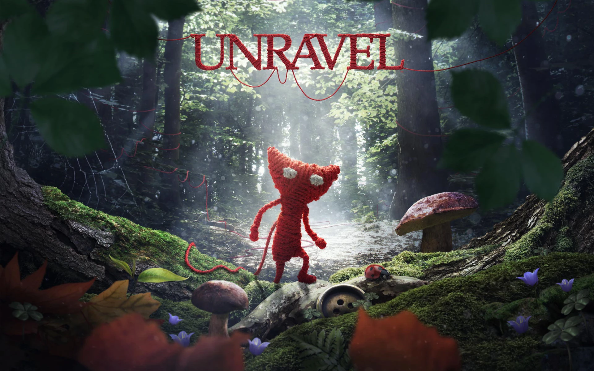 Демонстрация первых 2-х уровней в Unravel