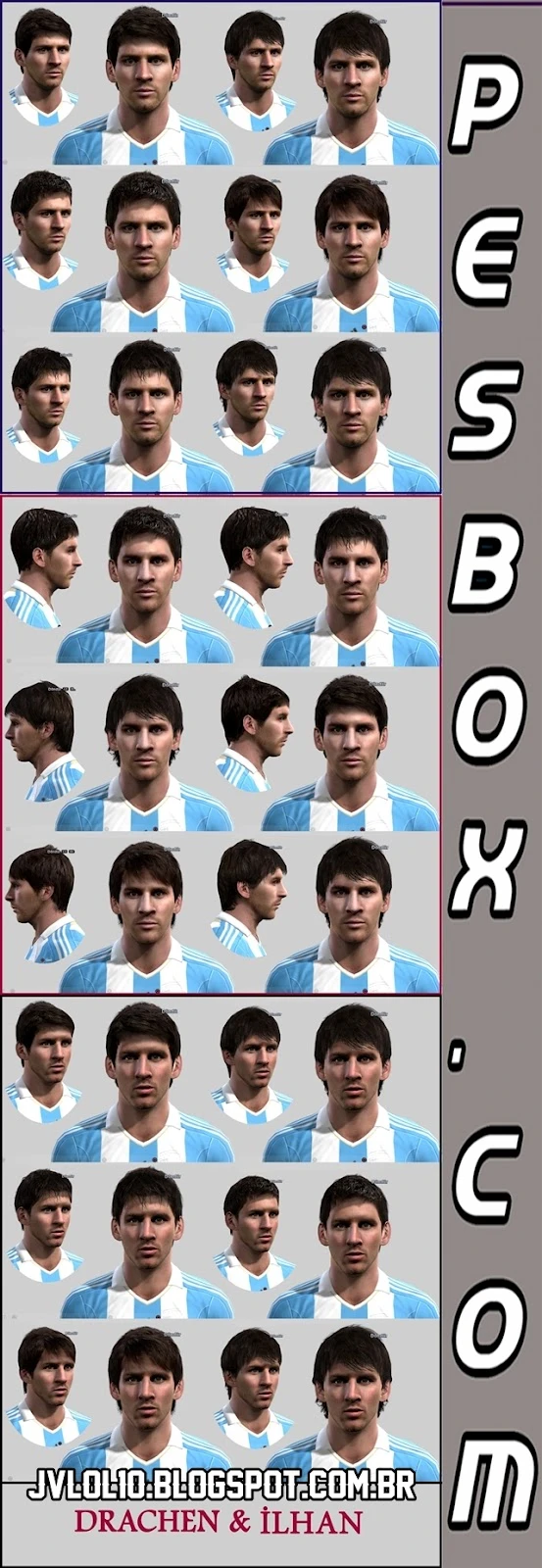 PES 2012 "Лицо Лионеля Месси"