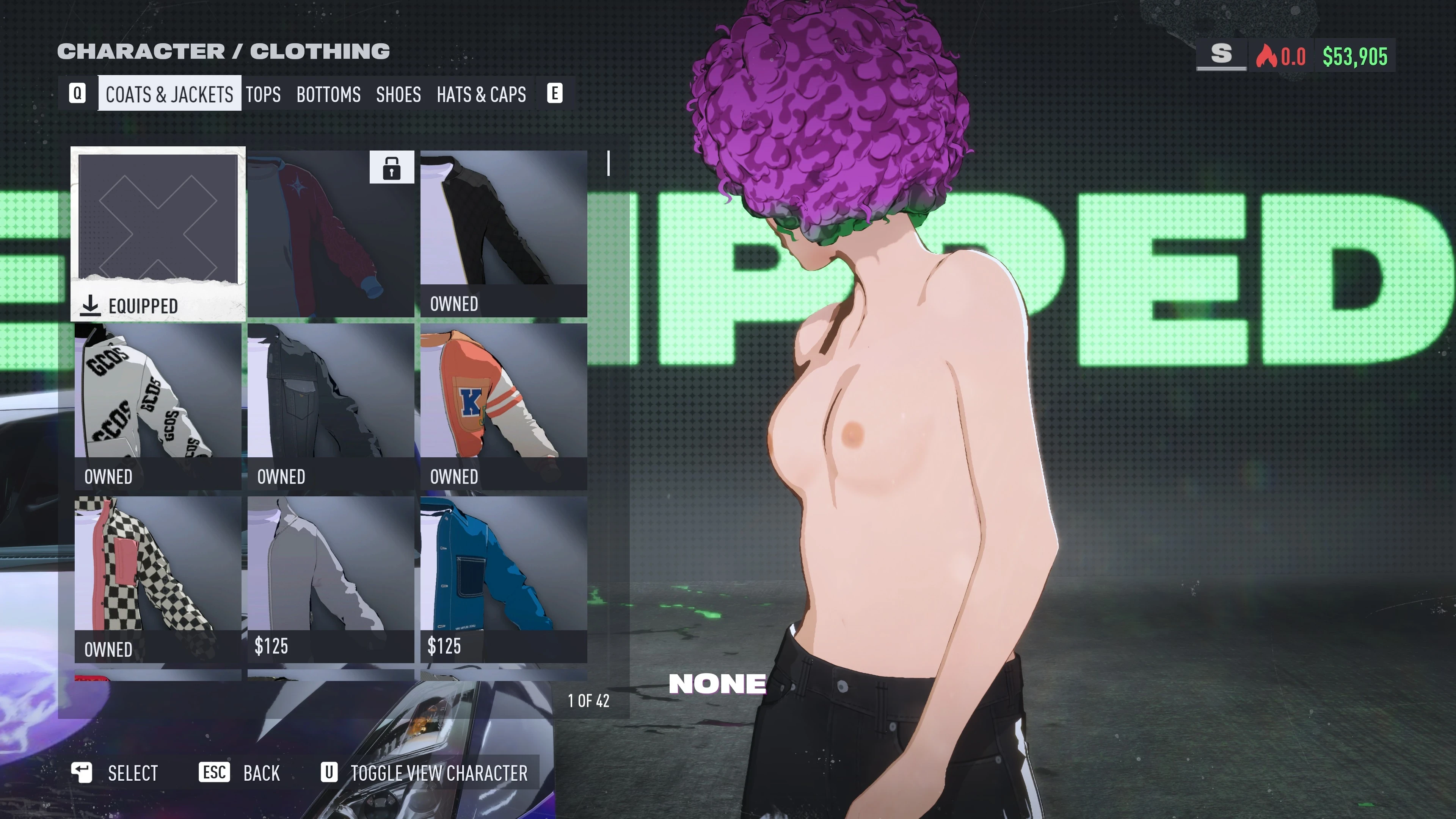 Need for Speed: Unbound "Обнаженные женские персонажи"