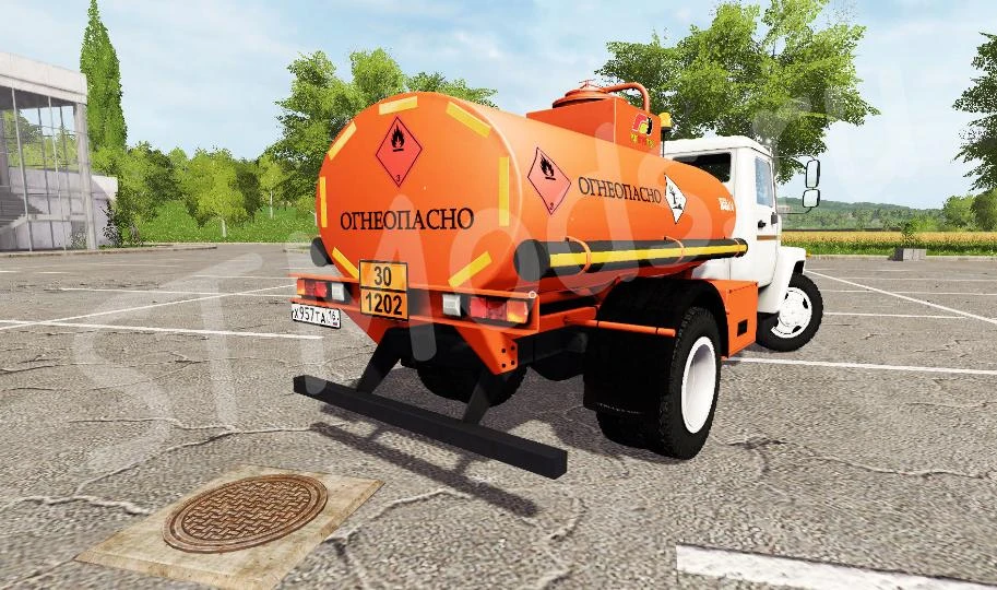 BeamNG.drive "ГАЗ-3309 АТЗ 4.9"