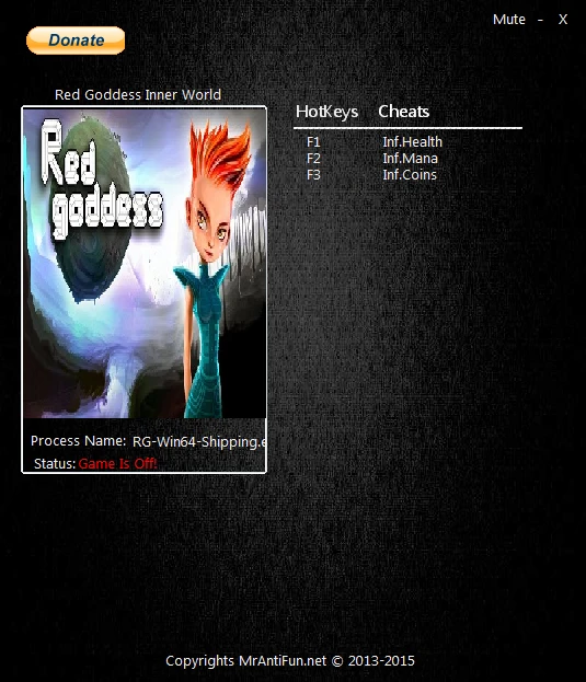 Red Goddess Inner World: Трейнер/Trainer (+3) [1.0] {MrAntiFun}