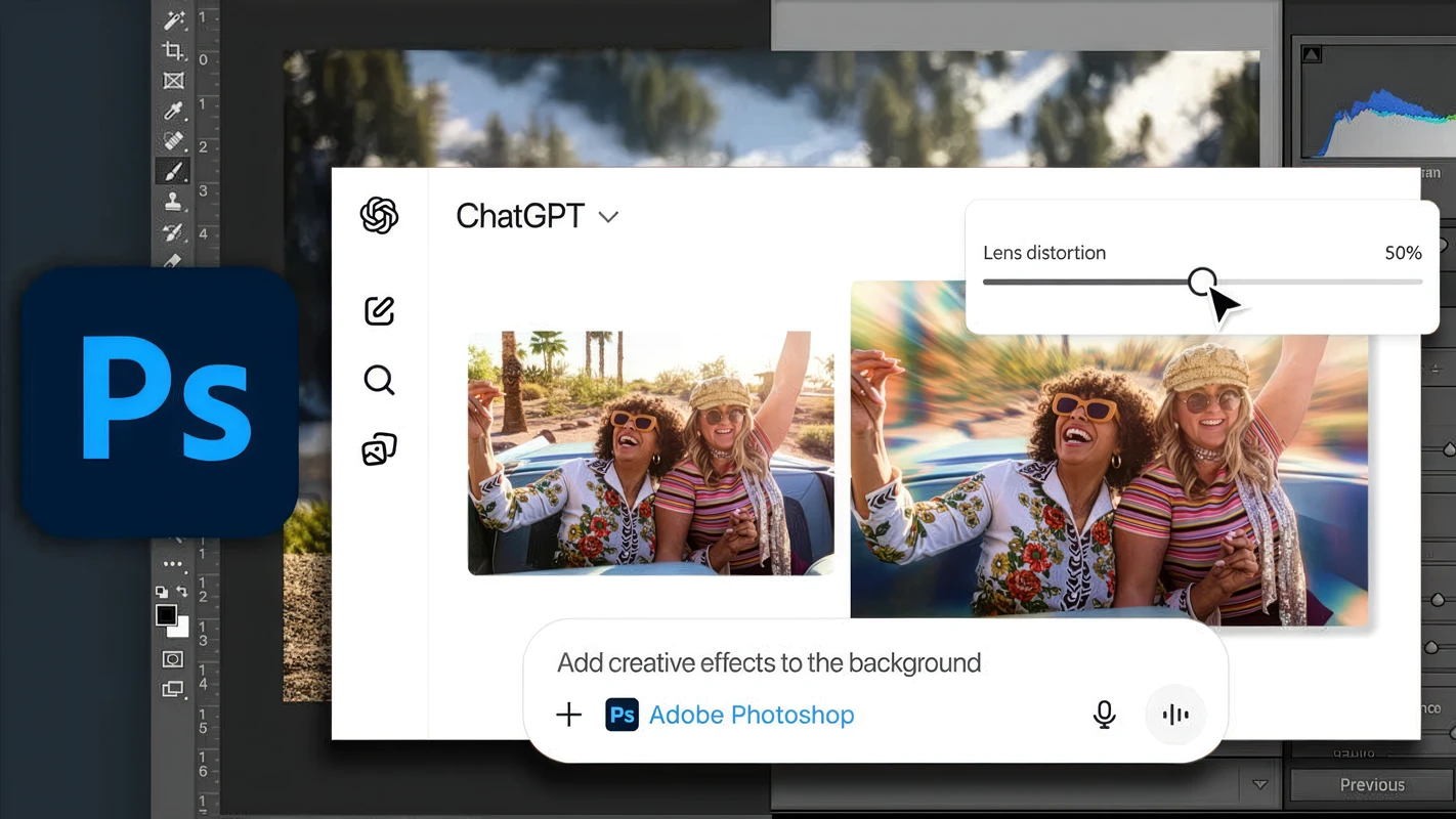 В ChatGPT заработал Photoshop и другие инструменты Adobe