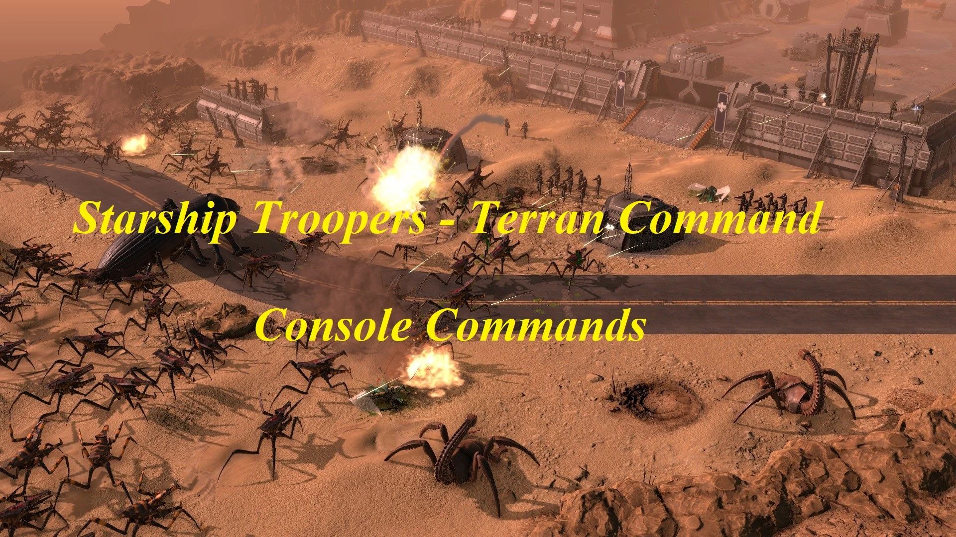 Starship Troopers - Terran Command "Консольные команды"