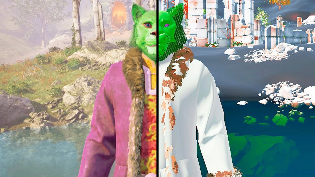 Обливион в стиле TES I - эксперимент с ремастером, который запускается даже на калькуляторе