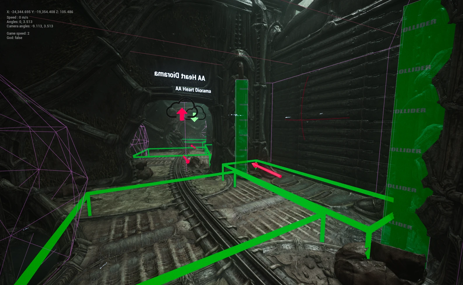 Scorn "Визуализатор коллизии"