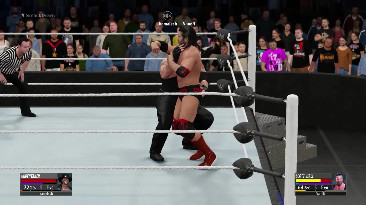 WWE 2K16 "Покойник против алкаголика:) Scott Hall VS The Undertaker"