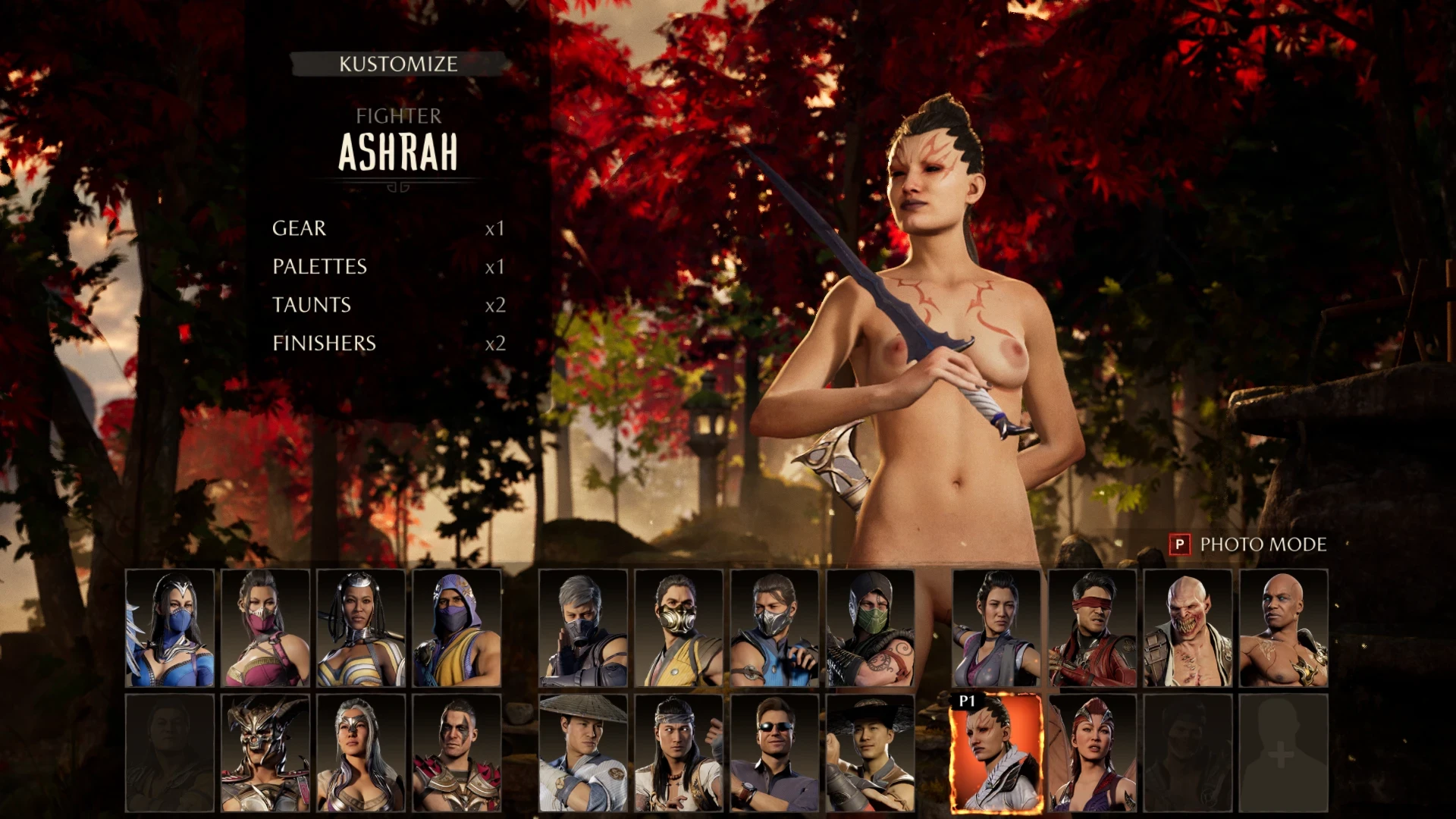 Mortal Kombat 1 "Голая Ашра"