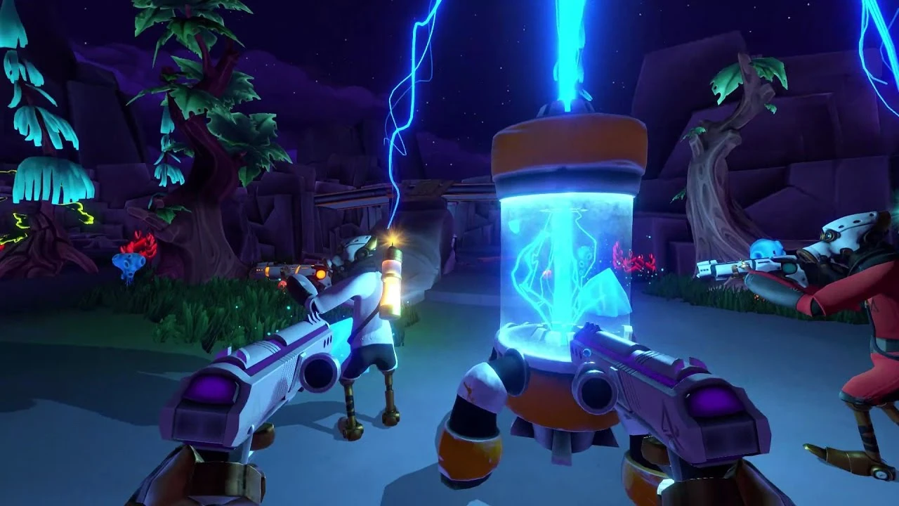 Футуристический онлайн-шутер Aftercharge ворвался на XOne и PC. На очереди релиз на Switch