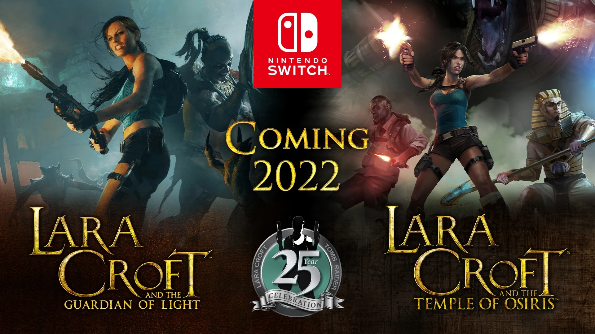 Lara Croft and the Guardian of Light и Lara Croft and the Temple of Osiris выйдут на Switch в 2022 году