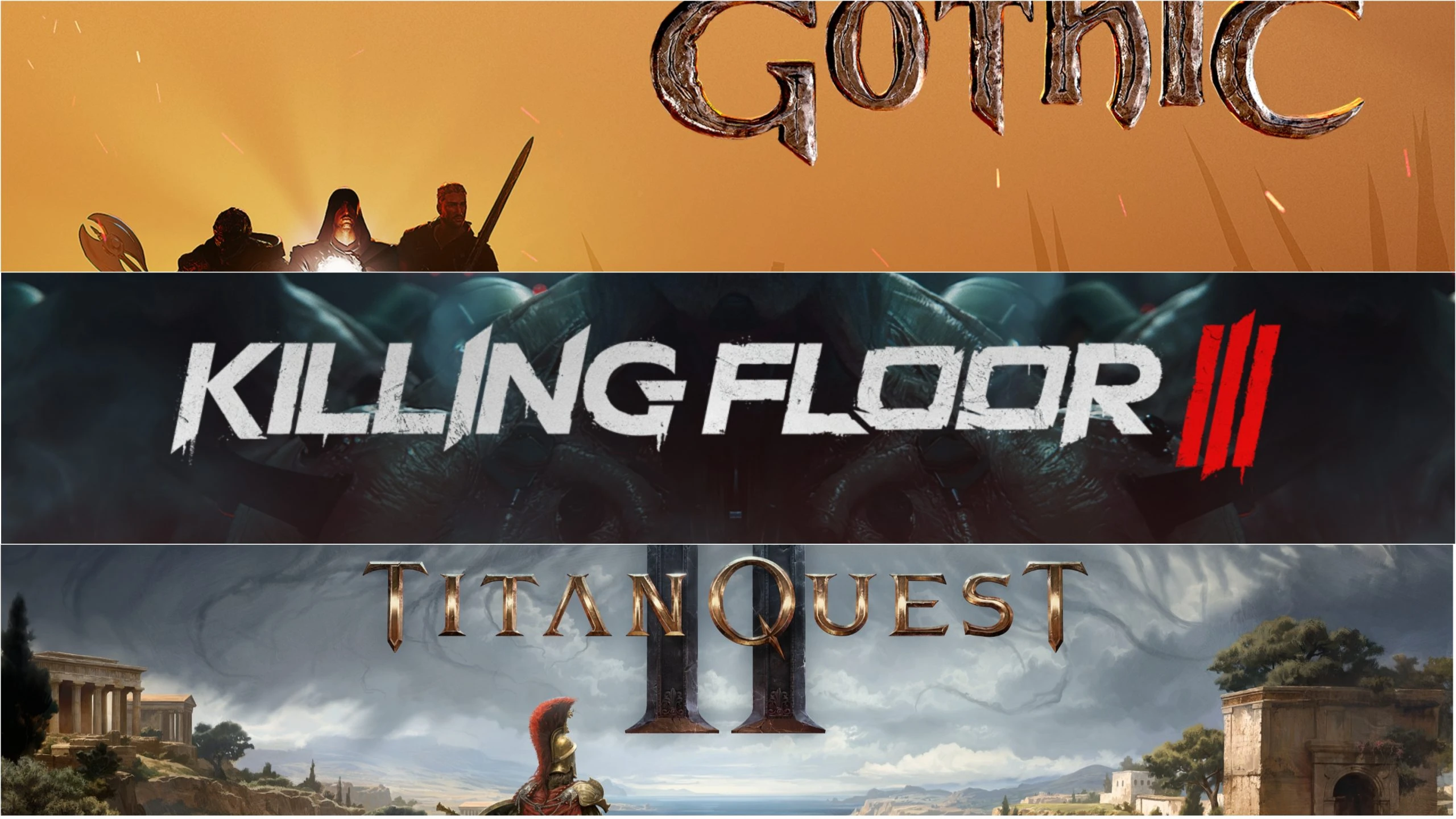 Ремейк Gothic, Killing Floor 3 и Titan Quest II выйдут до марта 2025 года вместе с тремя неанонсированными играми