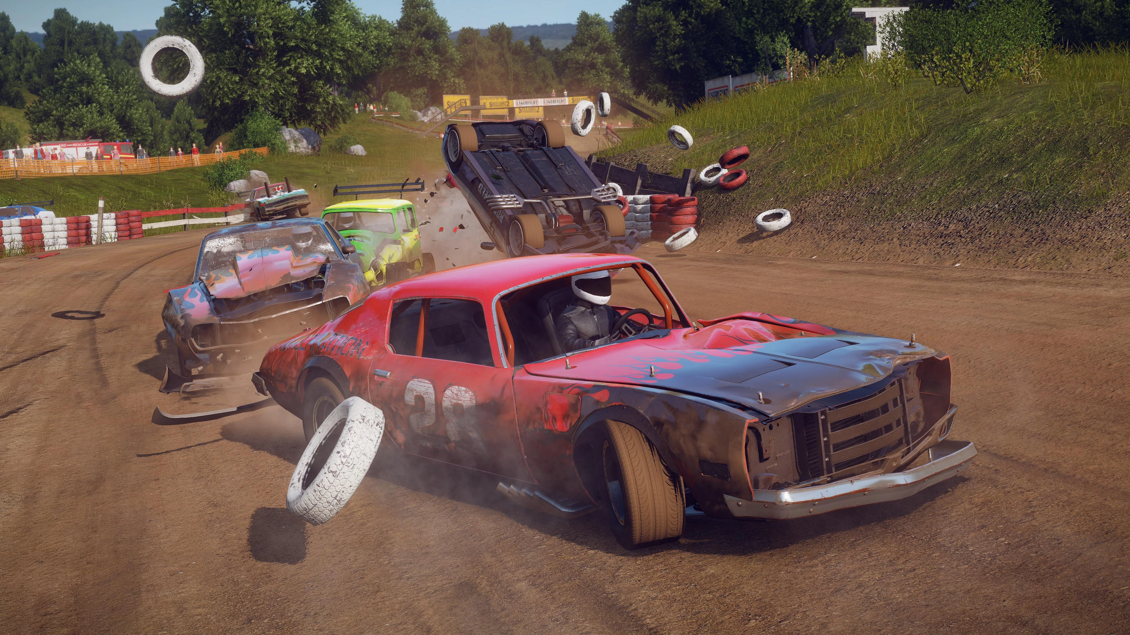 Новое обновление Wreckfest добавляет динамическую грязь на ПК и кросс-плей на PlayStation