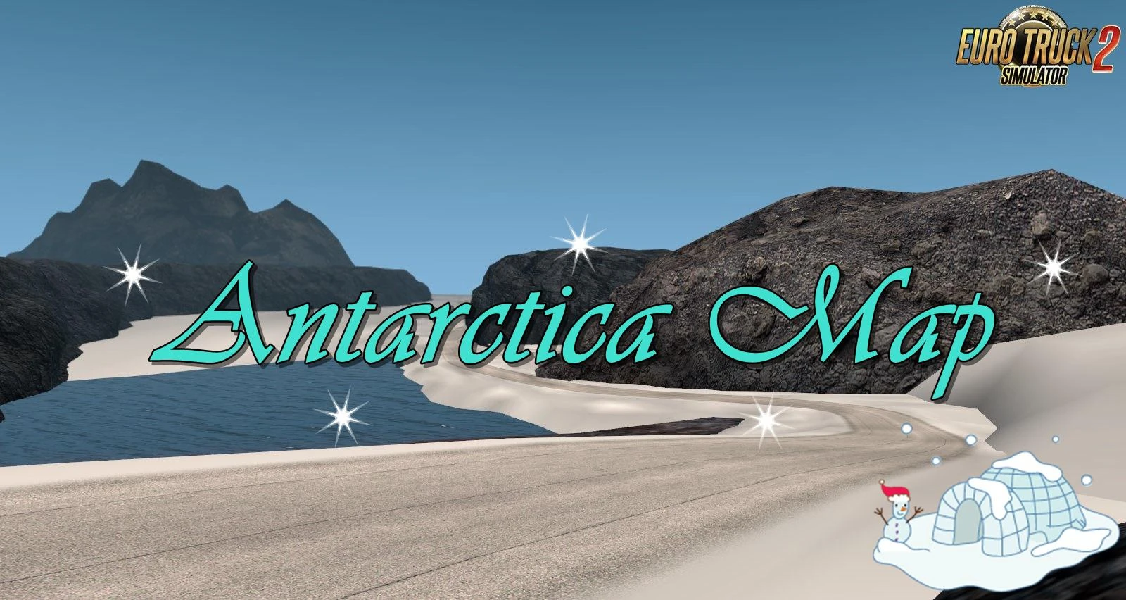 Euro Truck Simulator 2 "Карта Антарктиды" [1.57]