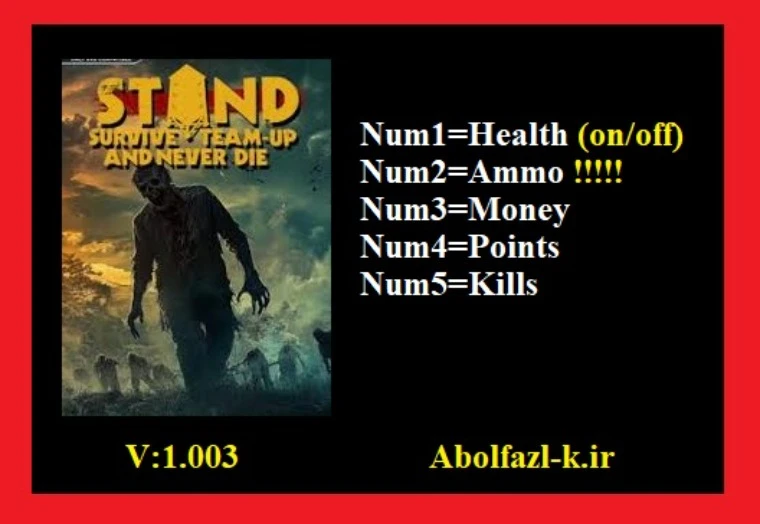 STAND: Survive, Team-up, And Never Die "Трейнер +5" [1.03] {Abolfazl.k}
