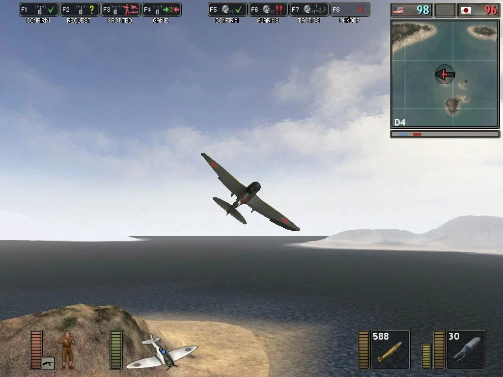 Battlefield 1942 "Карта - Coral Sea"