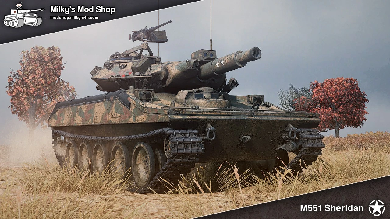 World of Tanks "Ремоделлинг T49 (M551 Sheridan)"