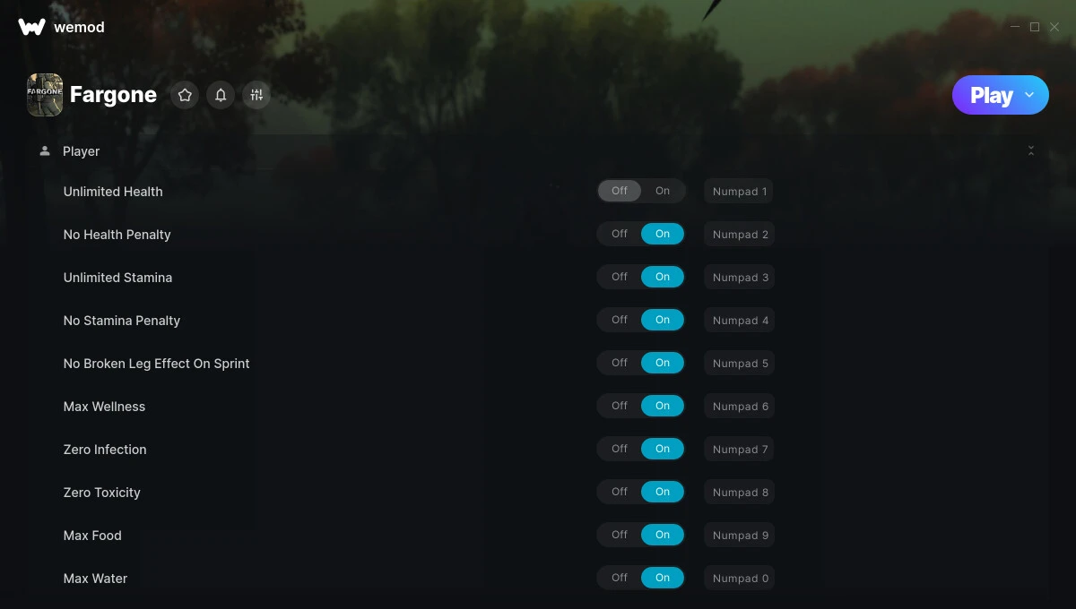 Fargone "Трейнер +23" [UPD: 05.08.2025] {STiNGERR / WeMod}