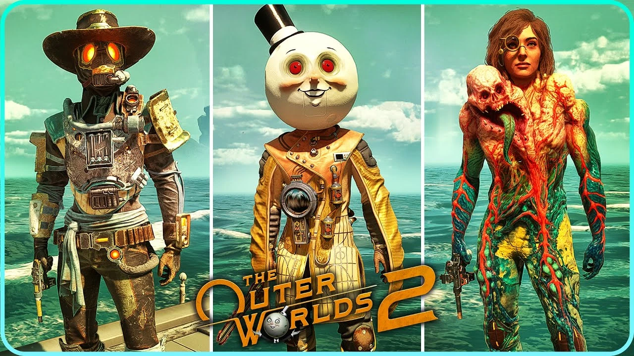 Демонстрация всех комплектов брони и костюмов в The Outer Worlds 2