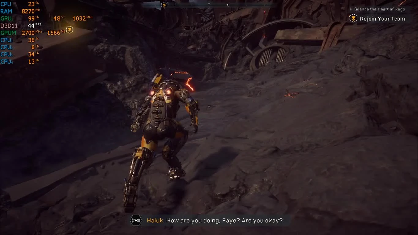 Anthem на слабой видеокарте