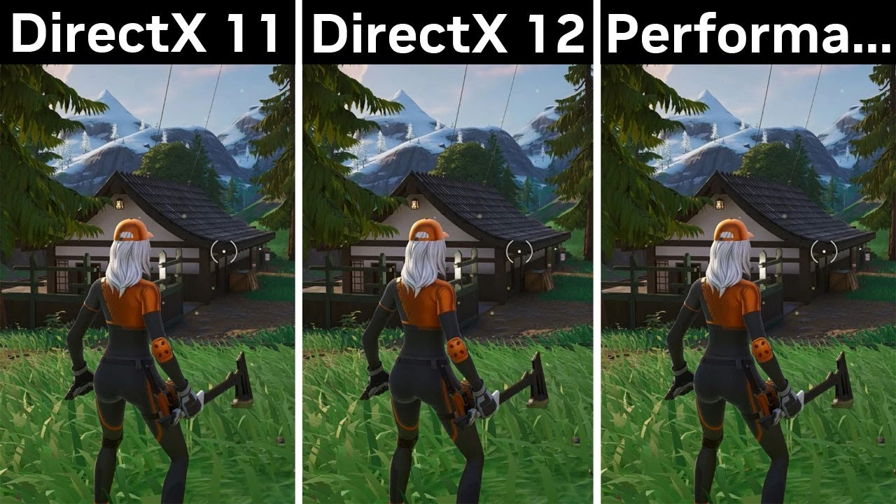 Тест производительности RX 580 в Fortnite на DirectX 11 и DirectX 12