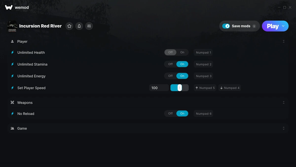 Incursion Red River "Трейнер +8" [UPD: 29.06.2025] {STiNGERR / WeMod}