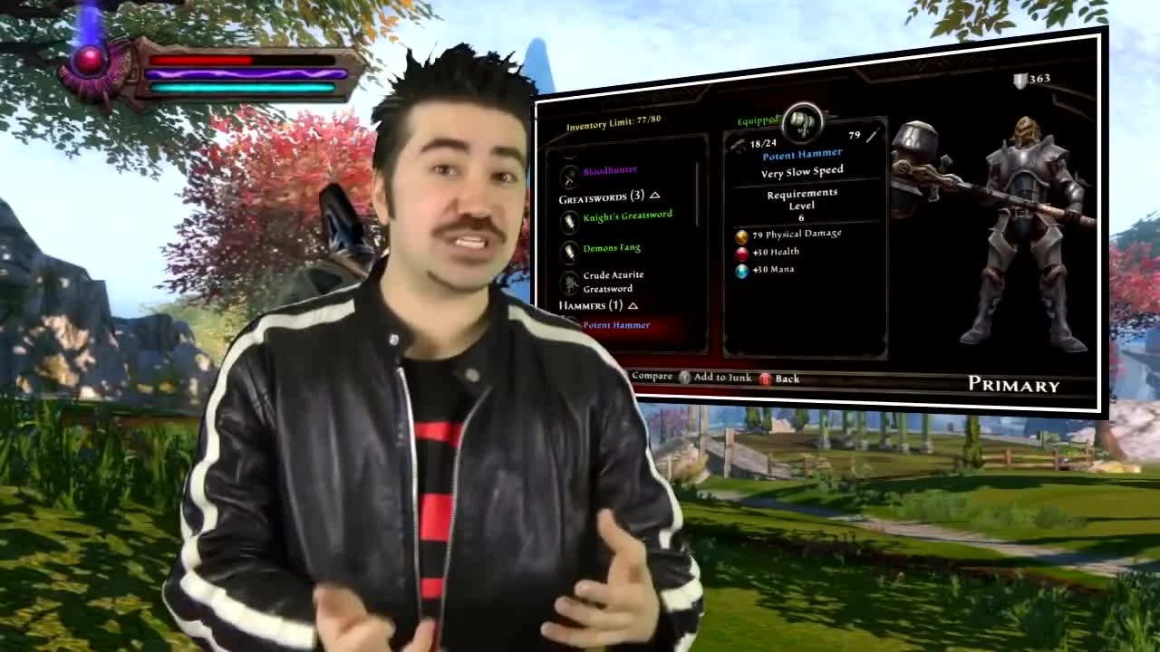 Kingdoms of Amalur: Reckoning - обзор от Angry Joe [Русская озвучка]