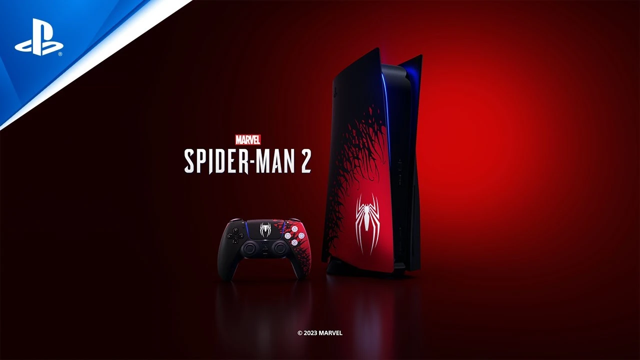 Sony выпустит стилизованные под Marvel's Spider-Man 2 консоль PlayStation 5 и контроллер DualSense