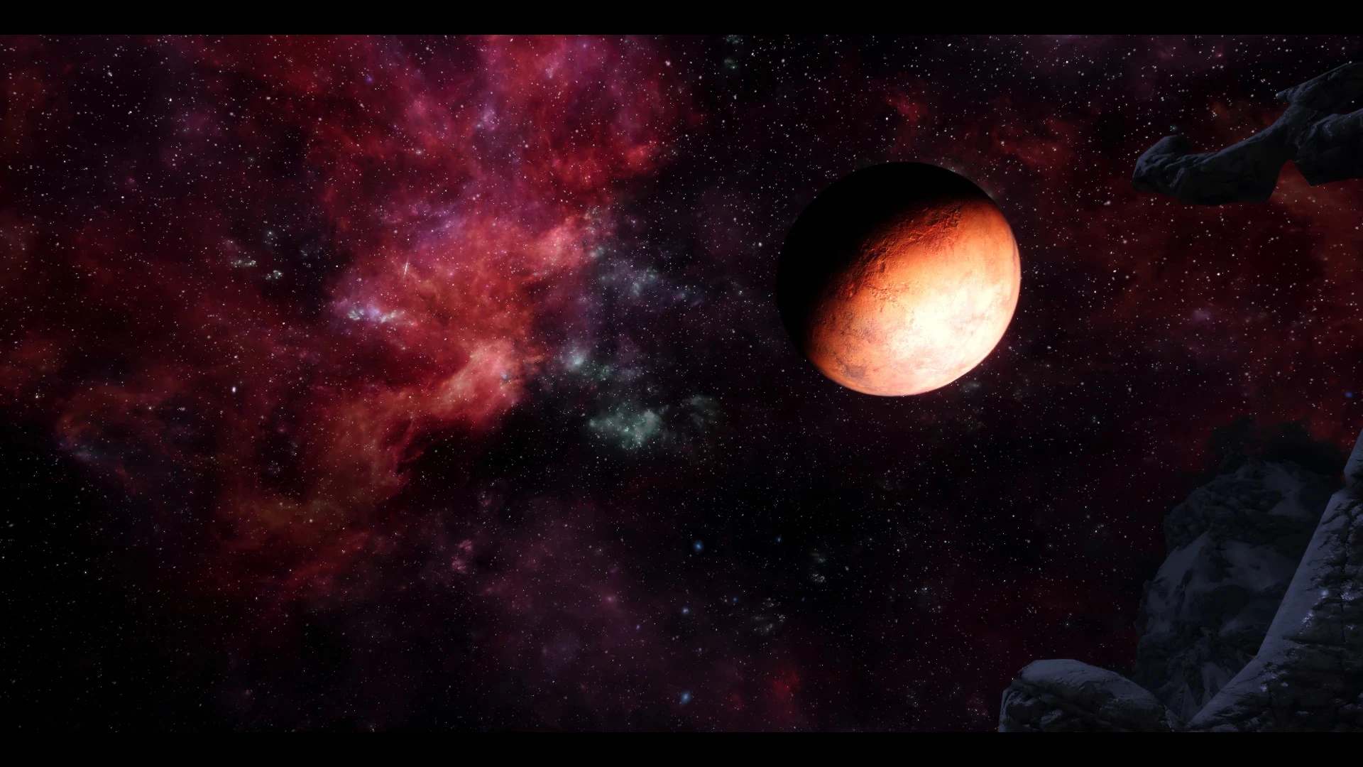 Elder Scrolls 5: Skyrim "Красивое ночное небо и галактики HD LE" [v1.0]