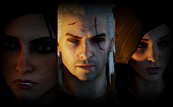 Dragon Age: Inquisition "Слайдеры Геральта из Ривии,Йеннифер и Трисс"