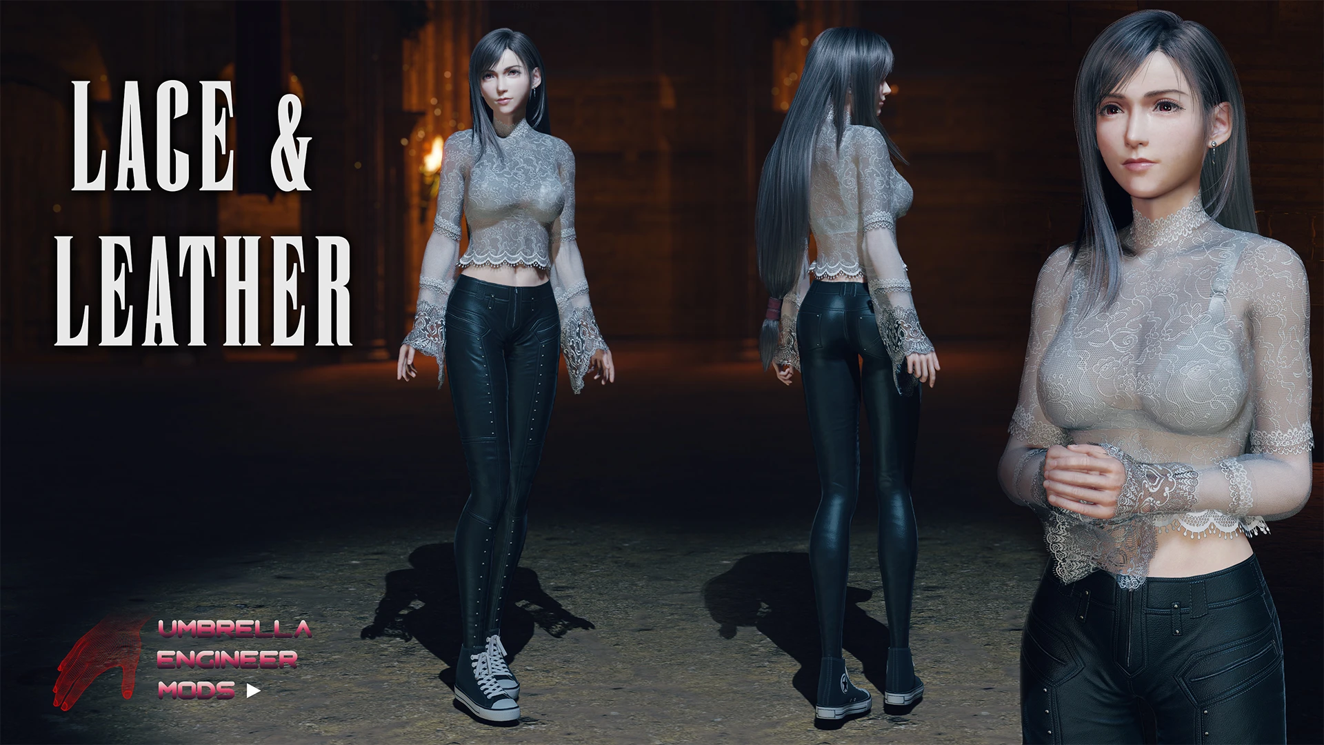 Final Fantasy 7 Rebirth "Наряд с кружевами для Тифы"