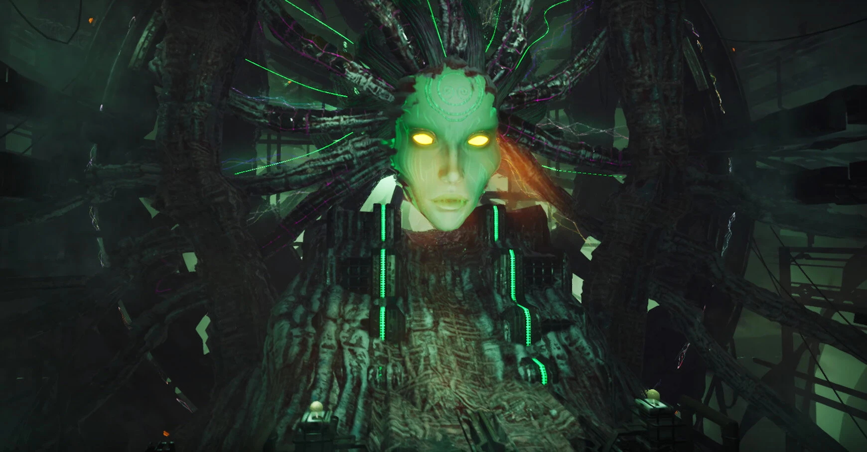 3D художник воссоздал аватар ИИ Shodan из легендарного ролевого экшена System Shock 2