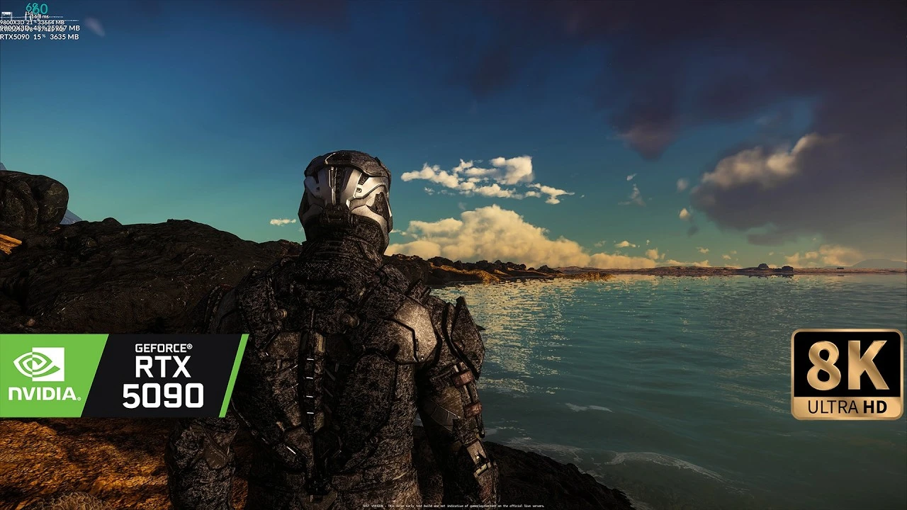 Star Citizen в 8K на RTX 5090 - графика нового поколения