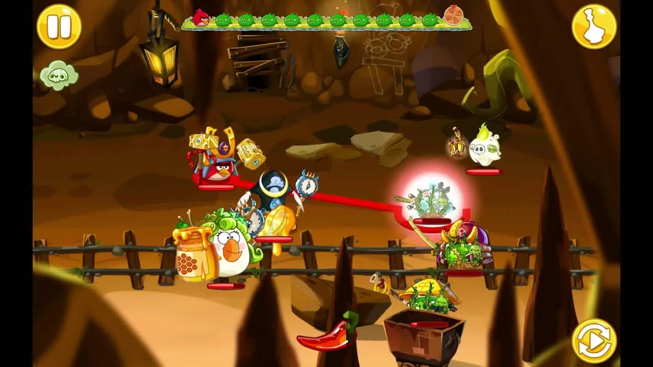 Angry Birds Epic "Геймплей - Mocking Canyon Cleared! (iOS, Android)"