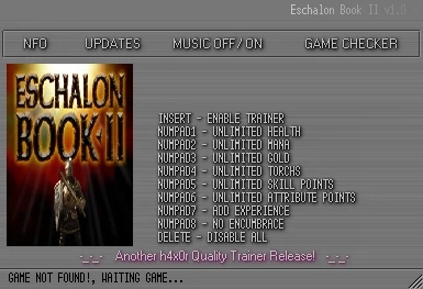 Eschalon Book II: Трейнер (+8) [1.0] {h4x0r}