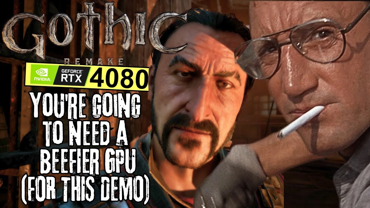 25 FPS в 4К: Тест производительности ремейка "Готики"на RTX 4080