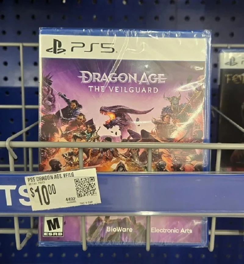 Диски с Dragon Age: The Veilguard не хотят покупать даже со скидкой в 86%