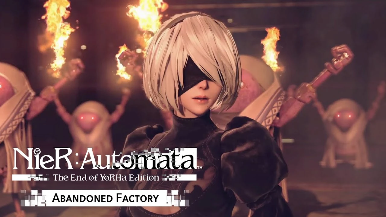 Заброшенная фабрика в новом трейлере NieR: Automata для Nintendo Switch