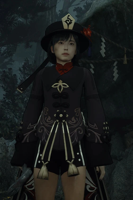 Silent Hill f "Хинако в костюме Ху Тао"