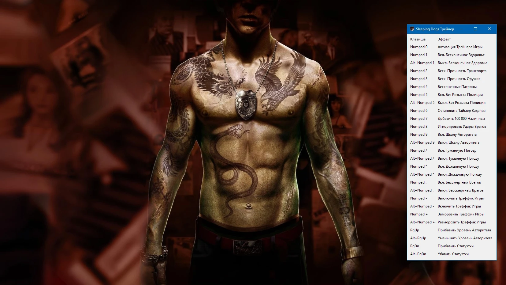 Sleeping Dogs: Definitive Edition "Трейнер +15" [1.0 GOG] {-Al-ex-}