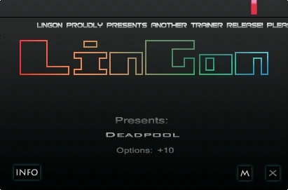 Deadpool: Трейнер/Trainer (+12) [1.0] {LinGon}
