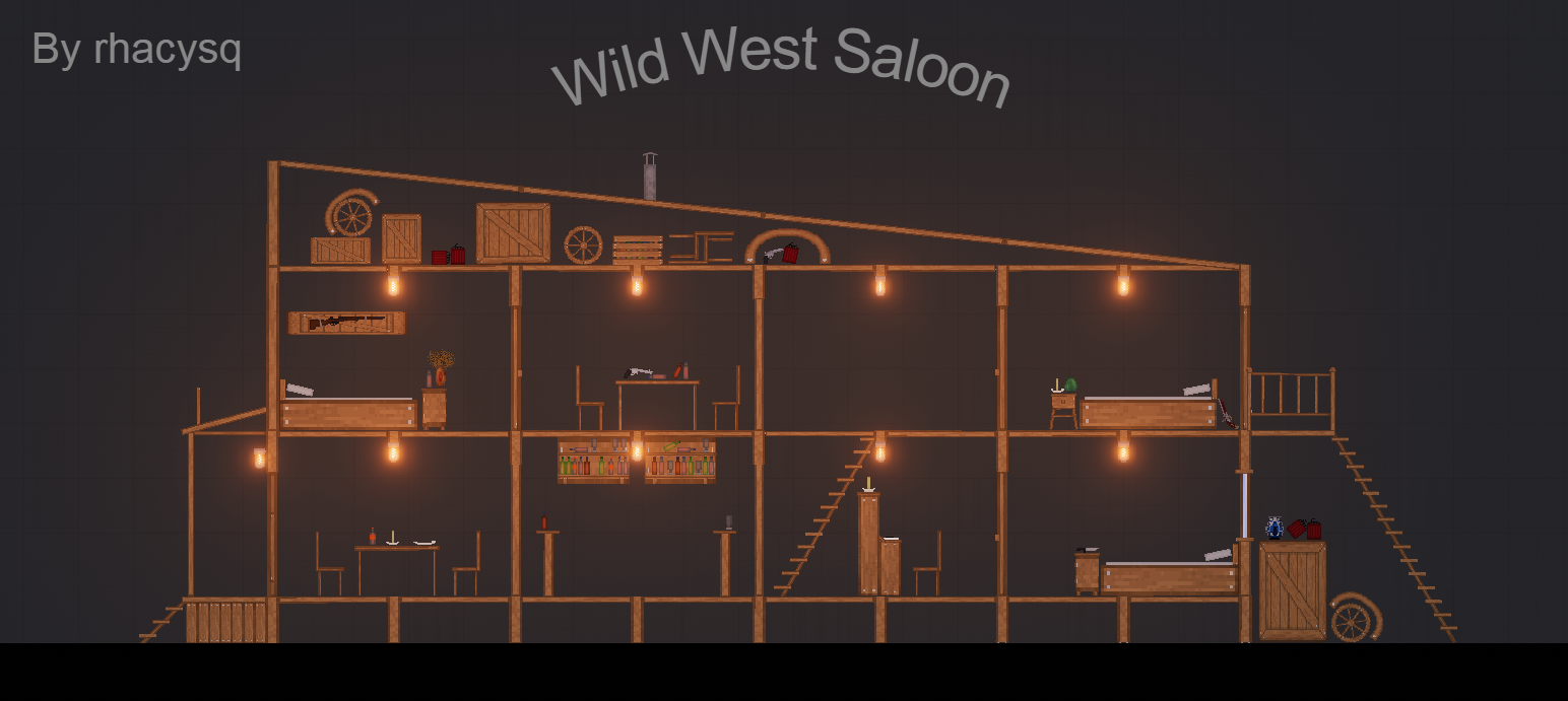 People Playground "Салун Дикого Запада" [1.27.5+]