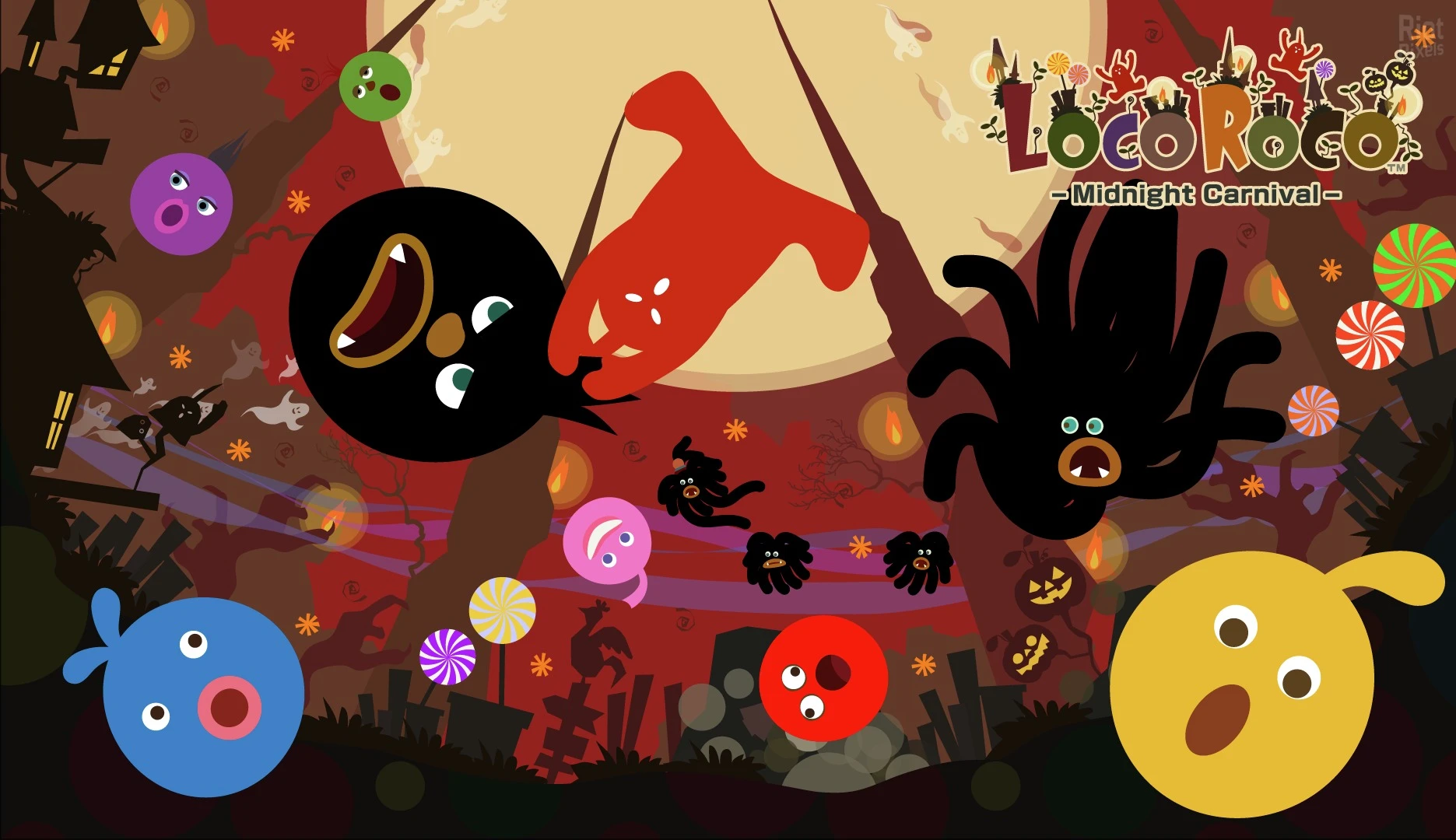LocoRoco: Midnight Carnival в скором времени заглянет на PS4 и PS5