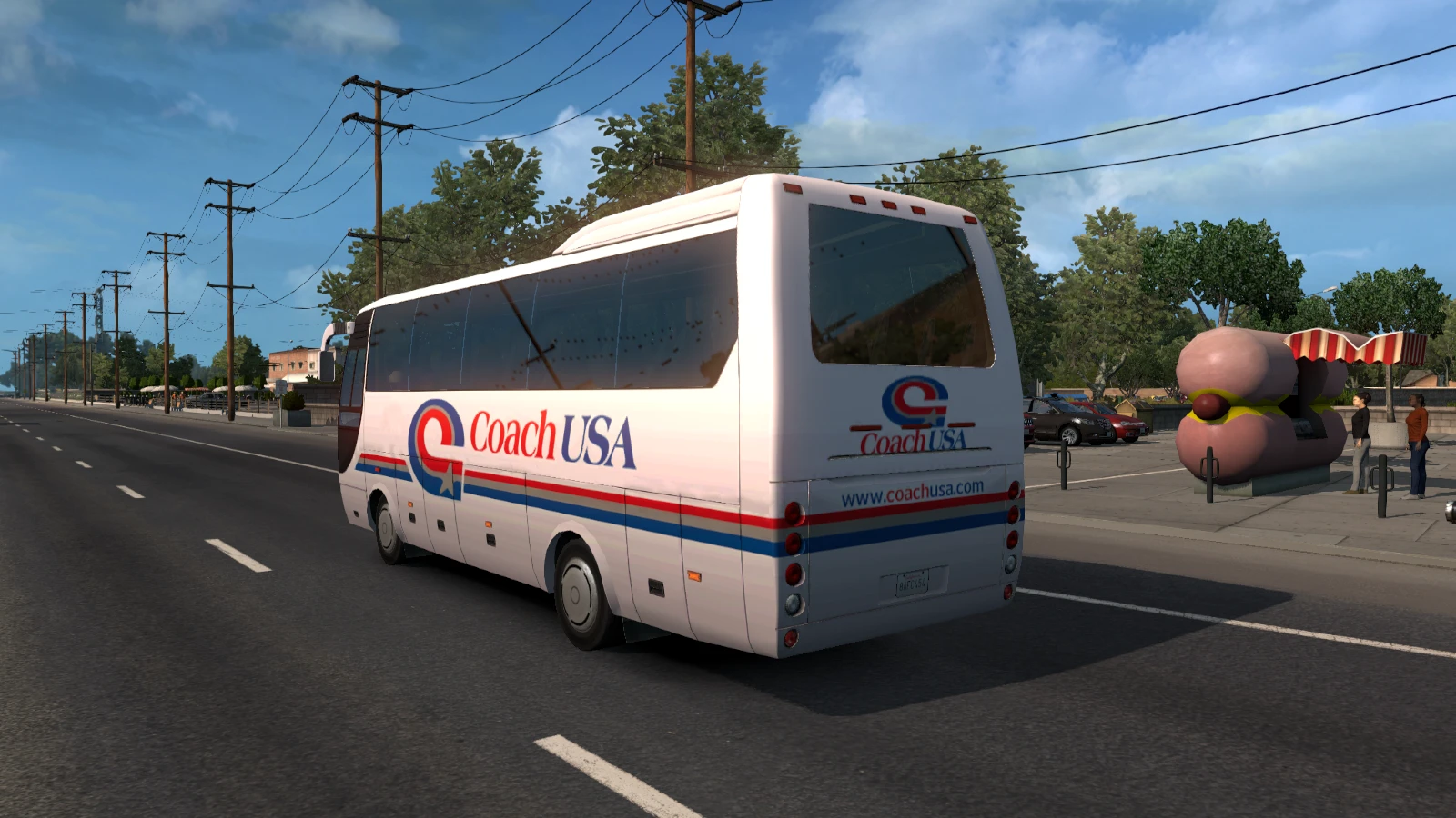 American Truck Simulator "Реальные логотипы для автобусов" [1.45]