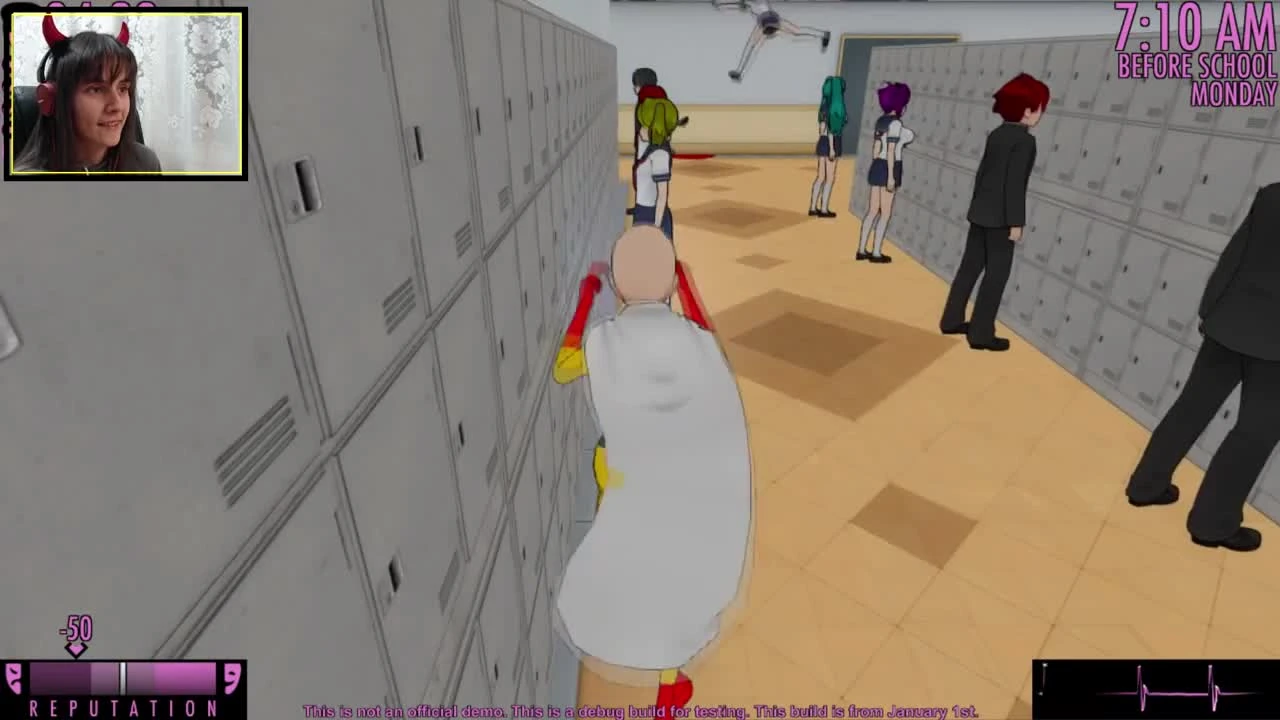 Yandere Simulator | One-Punch Man | версия от 01.01.16