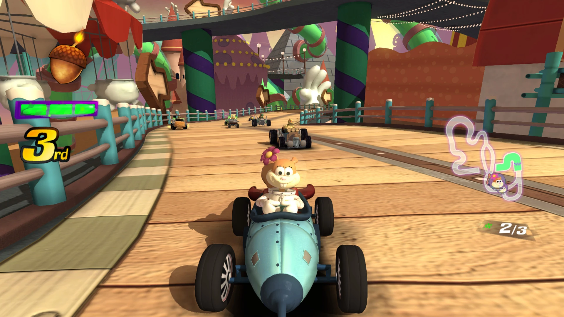 Дебютный трейлер Nickelodeon Kart Racers